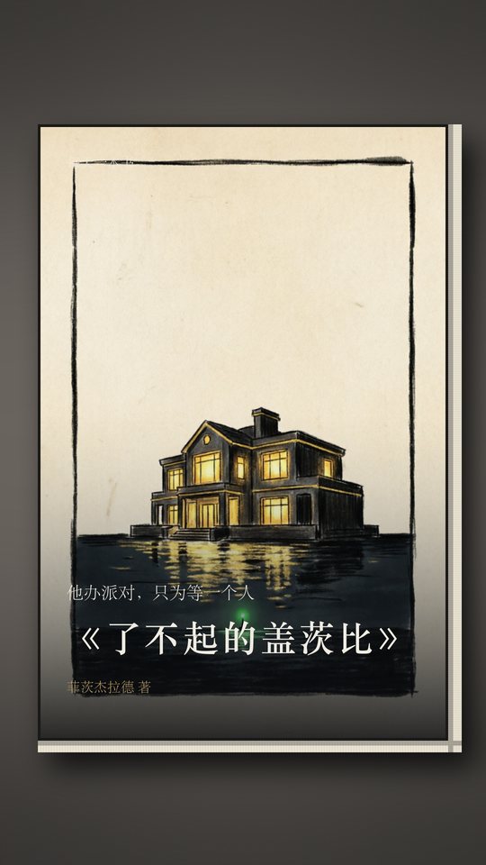 《了不起的盖茨比》封面