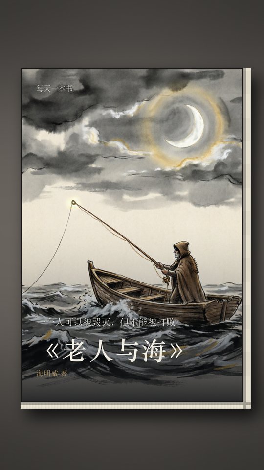 《老人与海》封面