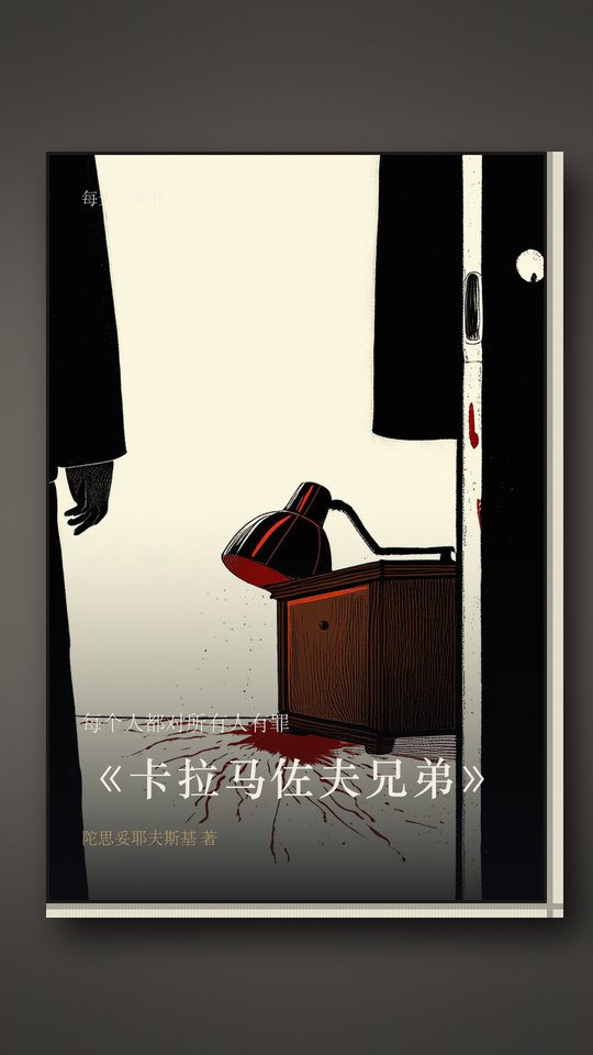 《卡拉马佐夫兄弟》封面